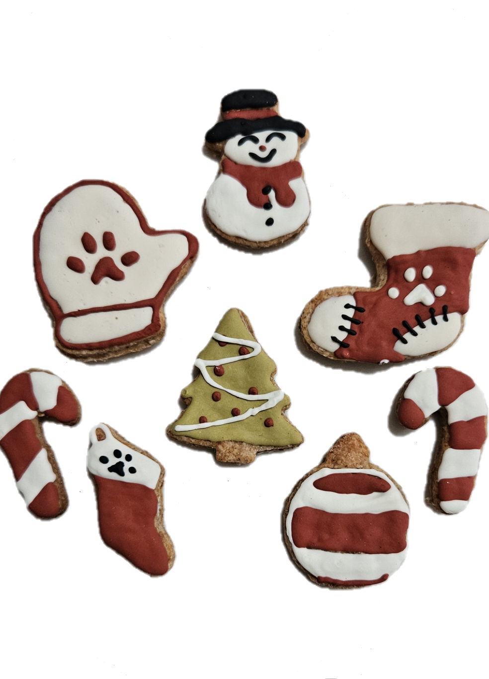 Christmas Dog Cookies