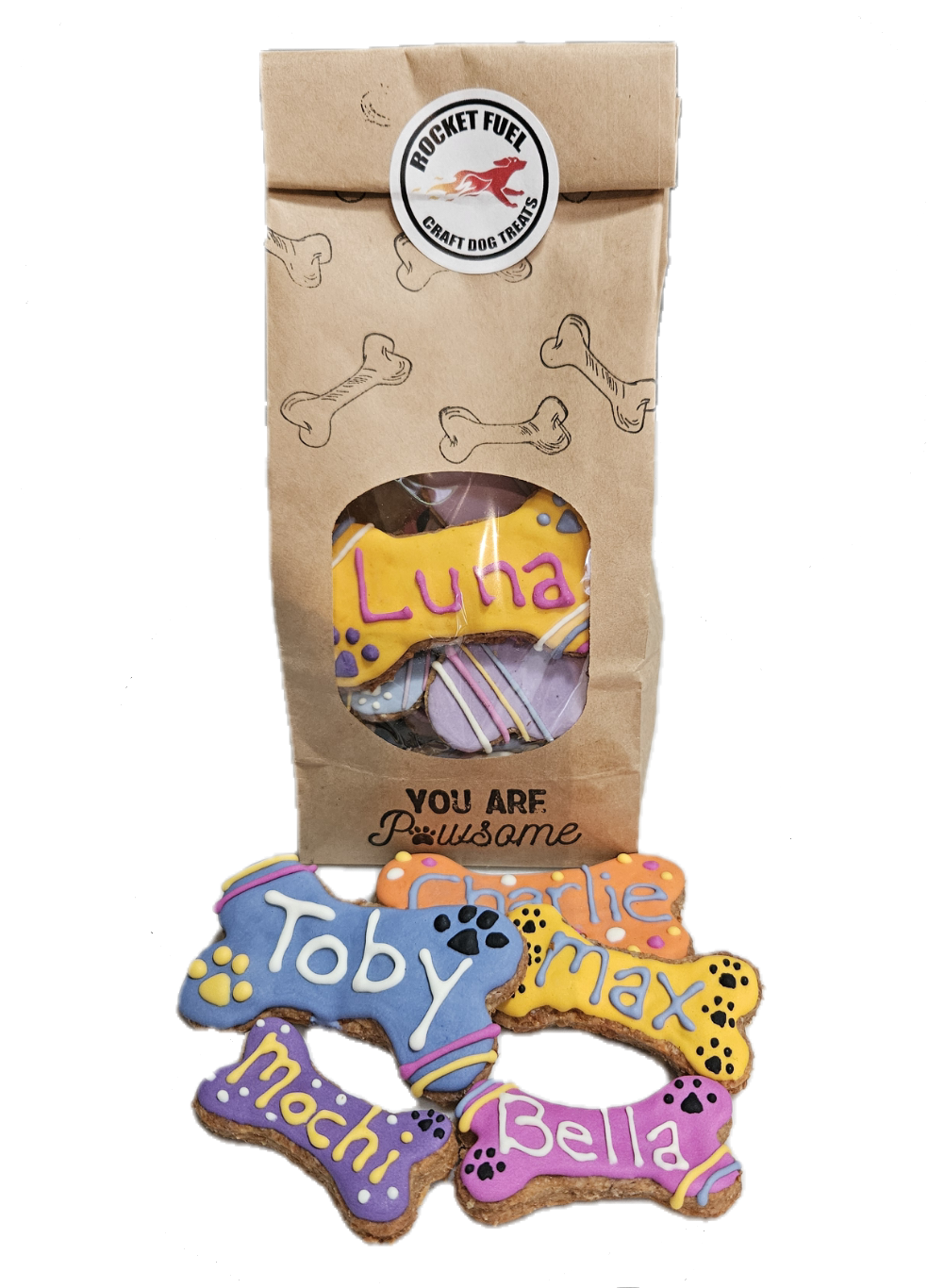 Custom Bone Cookies