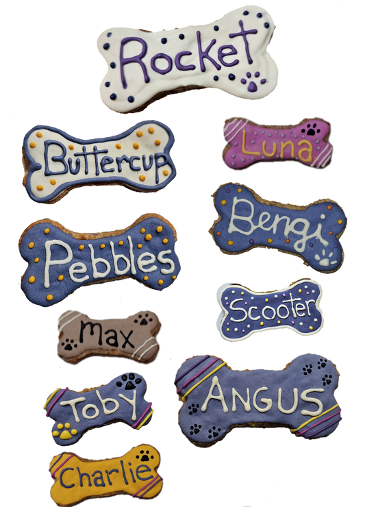 Custom Bone Cookies
