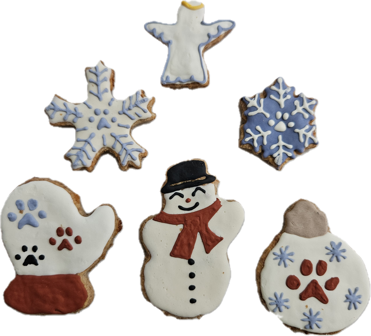 Christmas Dog Cookies